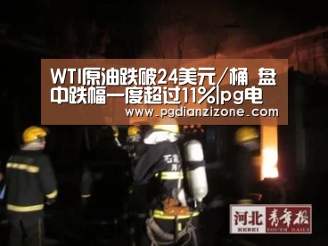 WTI原油跌破24美元/桶 盘中跌幅一度超过11%|pg电子入口(图2) pg电子入口官网